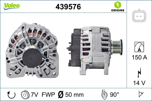 VALEO-OE 439576-OE Alternator for NISSAN,OPEL,RENAULT,VAUXHALL