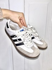 Adidas Samba OG White Black Gum Womens Size 6.5 CG7147