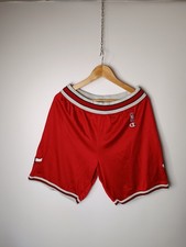 Vintage 90s Chicago Bulls NBA Basketball Shorts Champion Made In USA Rare