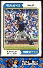 Keston Hiura 2023 Topps Heritage #239 Milwaukee Brewers Baseball
