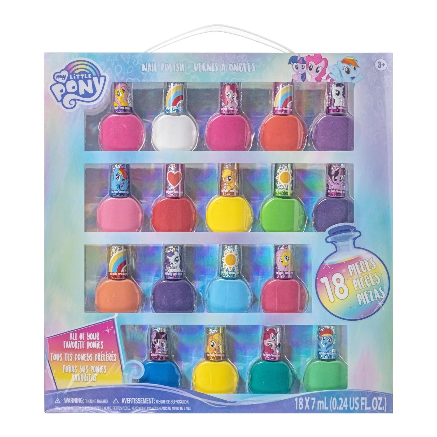 Townley Girl My Little Pony Non-Toxic Water Based Peel-Off N