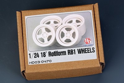 Hobby Design Rotiform RB1 18 Inch Wheel for 124 Scale Car Used