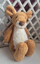 Jellycat Medium Bashful Joey Kangaroo Rare Retired Soft Toy Plush Very Good Cond