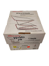 OfficeDepot 9.5 X 11 Continuous Paper 3 Part Carbonless 1000 Sheets 15lb 3-Color