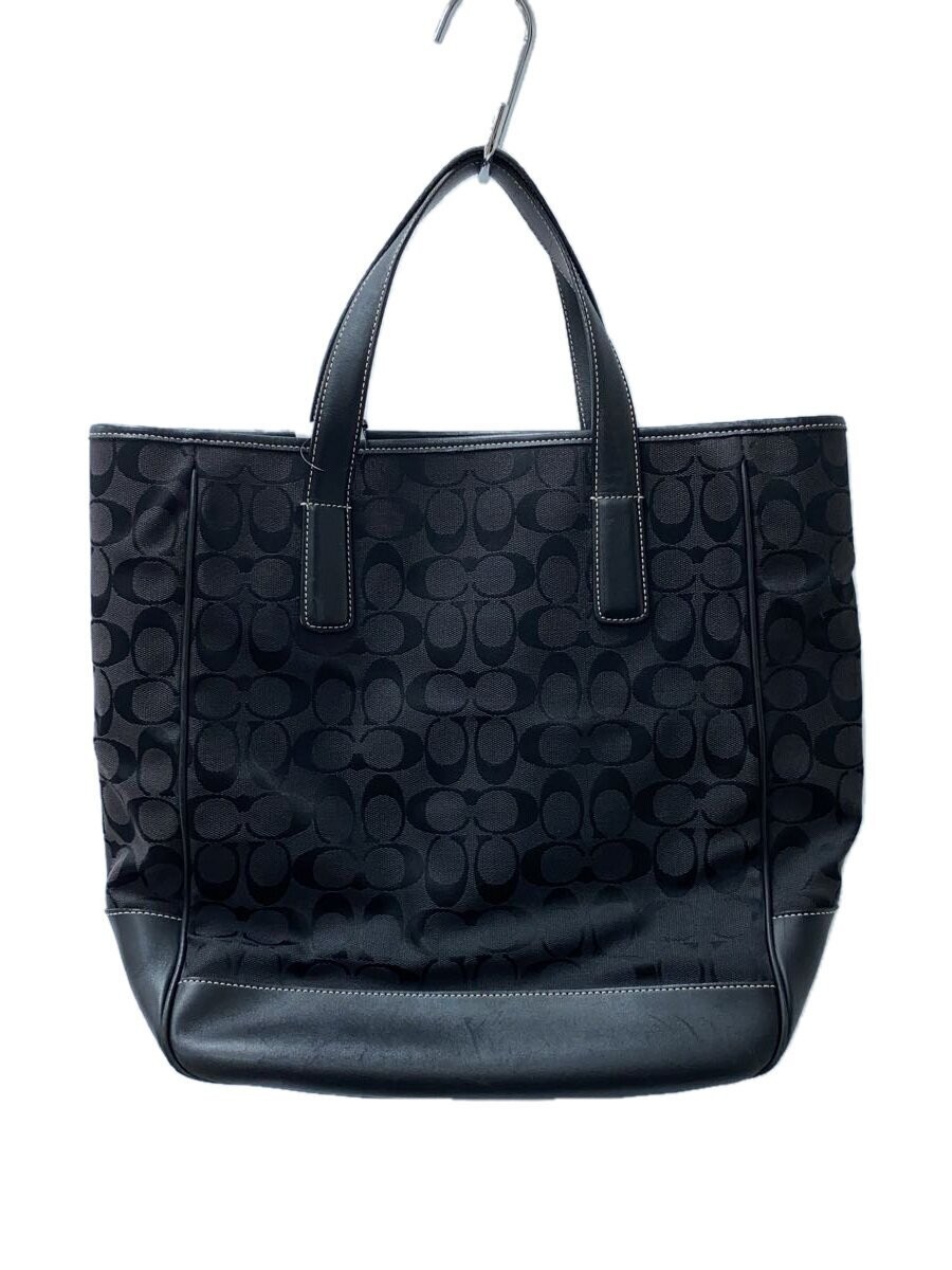 Coach Brown Canvas Tote Bag with All-Over Pattern Pre-Owned