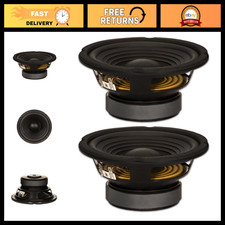 2 x 6.5" Replacement Woofers 180W 8 Ohm Speakers for Home Audio System