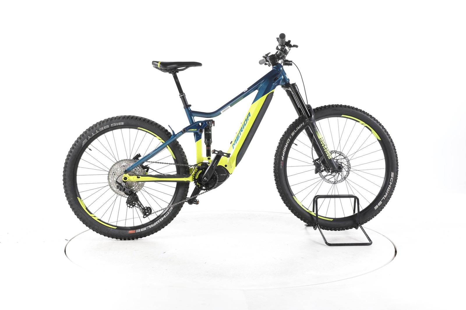 Merida eONE-SIXTY 500 VTT électrique tout suspendu Shimano Batterie 630Wh bleu