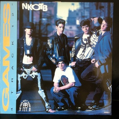 New Kids On The Bloc - Games The Kids Get Hard Mix - Used Vinyl Rec - F6999z