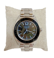 Reloj Coach Unisex Andee Acero Inoxidable Esfera Negra Resistente al Agua Batería Nueva