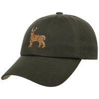 Lipodo Reindeer Waxed Cotton Cap Basecap Baseballcap Baumwollcap