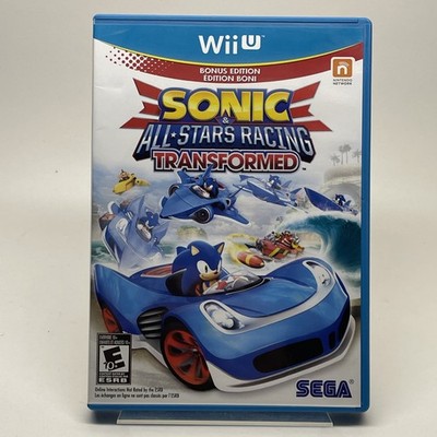 Sonic & All-Stars Racing Transformed (Nintendo Wii U, 2012) CIB Tested Very Good