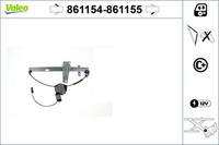 Fensterheber Valeo 861155 FüR Toyota Hilux 7 Pick Up 4WD KUN25 KUN15_ KUN15R