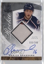 2008-09 Upper Deck The Cup Rookie 33/249 Derick Brassard #94 Auto 0bz8