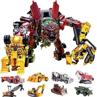 NEW 8 In 1 Oversize Action Figures Robot Transformation Toy Kids Toys