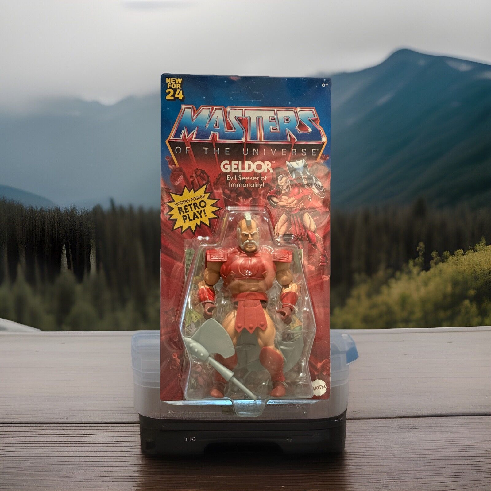 MOTU Origins Geldor figurine Mattel Creations pour remplacer vos jouets vintage abîmés