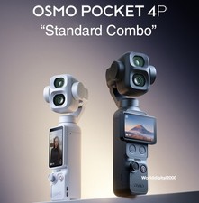 DJI Osmo Pocket 4P Standard Combo Dual-Lens 1" CMOS 4K/240 fps 230g 103GB Memory