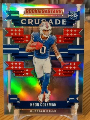 Keon Coleman 2024 Panini Rookies&Stars Crusade RC Holo #C-KCN Buffalo Bills