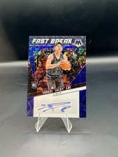 Yongxi “Jacky” Cui ‘24-25 Mosaic Fast Break Blue Disco /25 Auto RC #AFB-CUI Nets