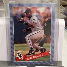 1993 Continental Baking Hostess Frank Thomas #13 Chicago White Sox Baseball Card