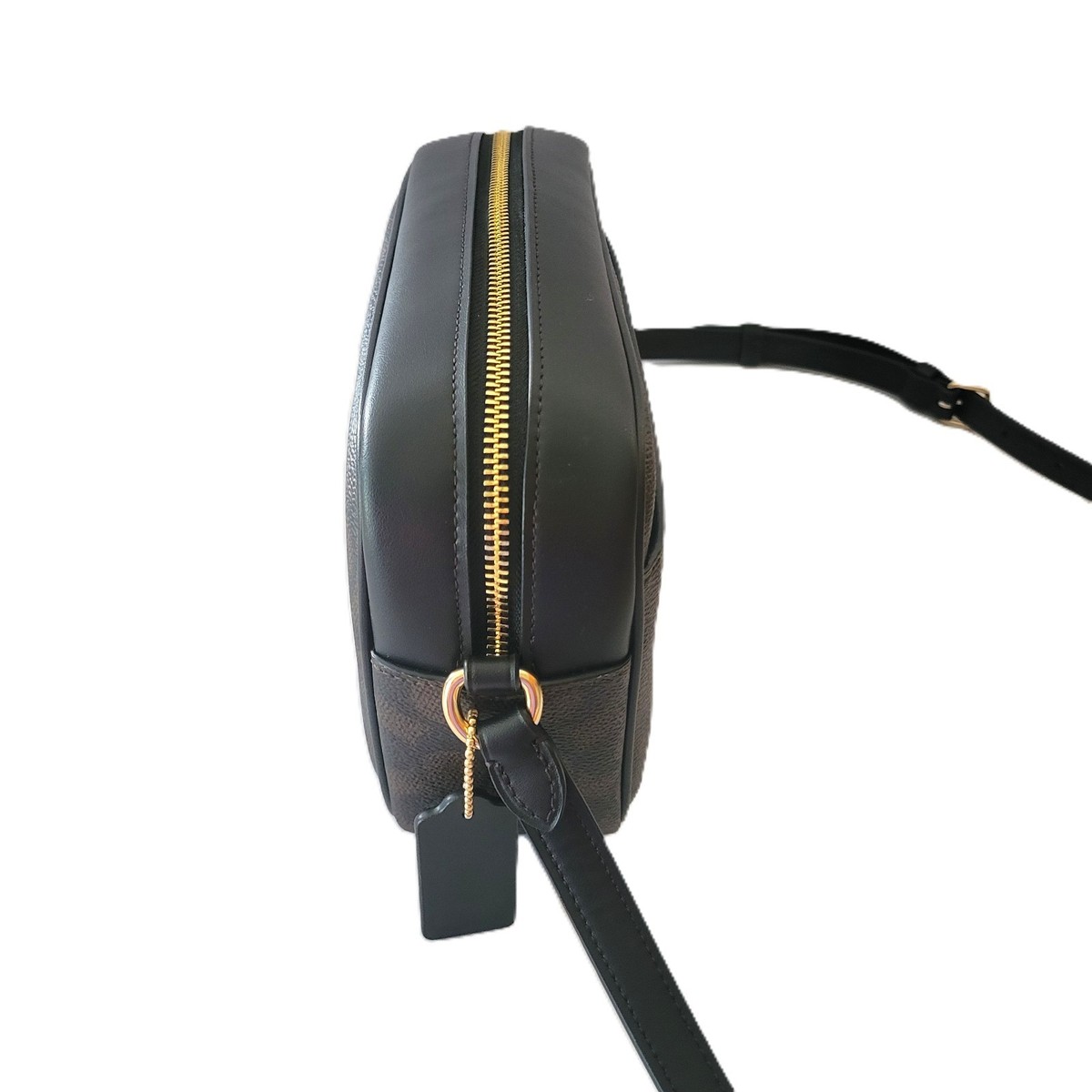 Coach CZ186 Signature Jamie Camera Bag Crossbody Walnut Black