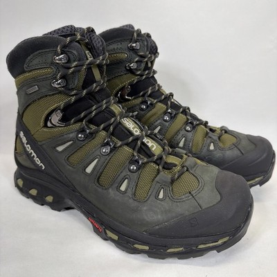 Salomon Quest 4D GTX Forces 2 Waterproof Tactical Boots Mens 8.5 Green Hiking