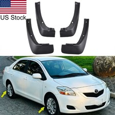 4pcs Front Rear Mud Flaps Splash Guards For 2007-2013 Toyota Yaris 4dr Sedan