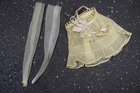 Vintage Barbie Outfit Sweet Dreams Yellow Sheer Skirt and Stockings