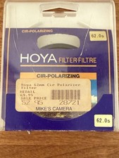 HOYA 62MM Super Quality Cir-Polarizing Filter Japan
