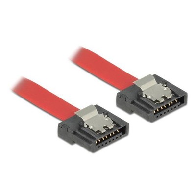 Delock Kabel SATA FLEXI 6 Gb/s 50 cm rot Metall