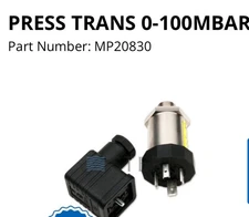 Medisafe / STERIS PRESSURE TRANSMITTER 0-100MBAR PART #MP20830