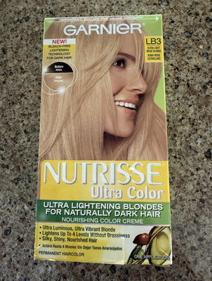 Garnier Nutrisse Ultra Color Permanent Hair Dye Light Blonde Lightening Cream