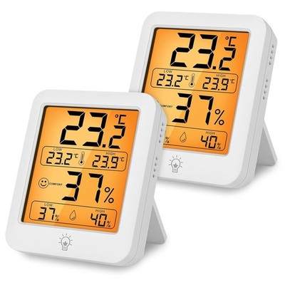 Innen Thermometer Luftfeuchtigkeit Hintergrundbeleuchtung Schlafzimmer