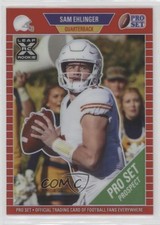 2021 Leaf Pro Set Metal Red Rainbow 32/100 Sam Ehlinger #81 7m3