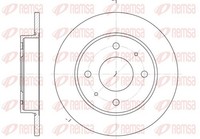 2X Bremsscheibe Remsa 6879.00 FüR Smart RG Mitsubishi CZC Colt 249,9Mm 6 Z31A