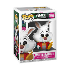 Funko POP! Figura Vinilo Disney Alicia en el País de las Maravillas Conejo Blanco con Reloj #1062