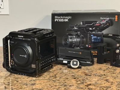 Blackmagic Pyxis 6k L-Mount  W/ Pyxis Monitor, Tilta Cage