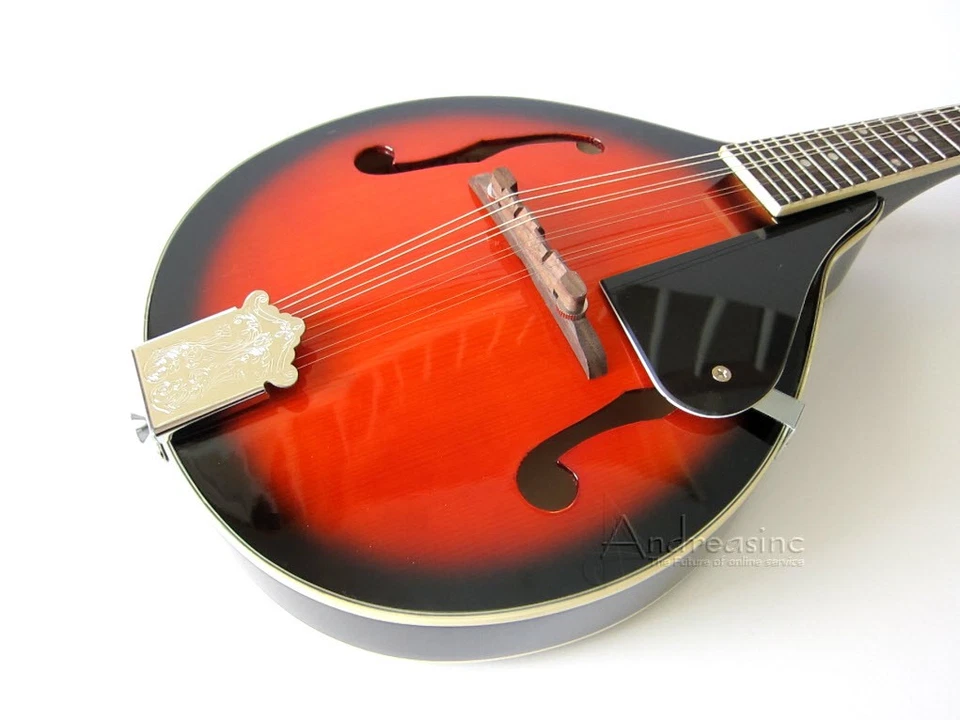 STAGG SOLID SPRUCE TOP A-STYLE BLUEGRASS MANDOLIN w/ VIOLIN SUNBURST FINISH - Image 2 of 4