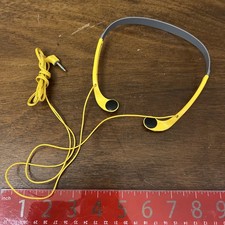 Vintage Sony MDR-W14 Headphones Only - Yellow Earbuds Sports