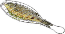 BBQ Fischgrillzange EASY, Fischbräter, 43 cm, Edelstahl, K1066082800, Silber, La