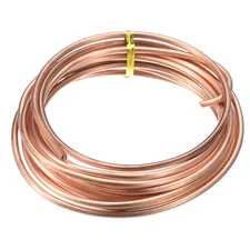 Soft Copper Wire 7 Gauge 11.5 FT 99.9% Pure Bare Copper Wire for Crafts