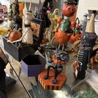 Rucus Studio Scott Smith Halloween Brat Cat Black Orange Whimsical Folk Art 2001 — photo 10