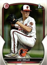 2023 Bowman Draft - Levi Wells #BD-92 (RC)