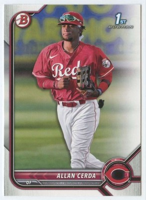 2022 Bowman Prospects #BP-142 Allan Cerda 1st Bowman Cincinnati  ID:61888