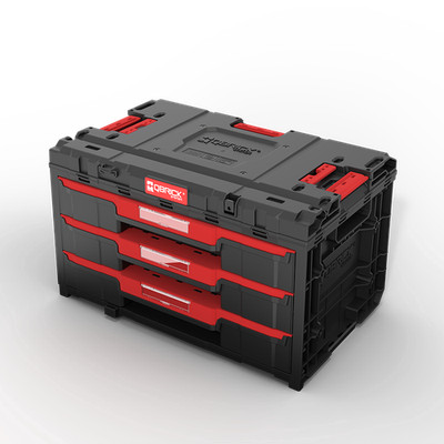 QBRICK SYSTEM ONE DRAWER 3 TOOLBOX 2.0 | 3 Schubladen, 12 Fächer, M8