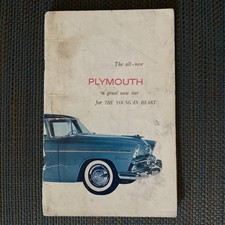 The All New Plymouth 1954 Chrysler Corporation Owners Manual 54