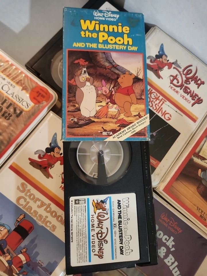 Mixed Lot of 7 Walt Disney Betamax Beta (NOT VHS) Vintage Movies Cassette Tapes - Image 2 of 4