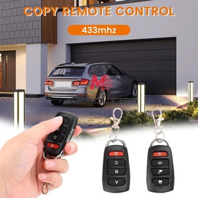 433MHz RF   Garage Door Remote Control 4Key Copy Universal Controller New #md