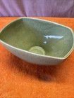 M•Vintage Red Wing M-1604 Green Oval Bowl Dish Container Pottery Ceramic 8x6x4