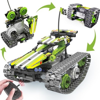 Remote Control 3in1 Stunt Racer Kit - RC Car STEM Toy for Kids Ages 8-12 (353...