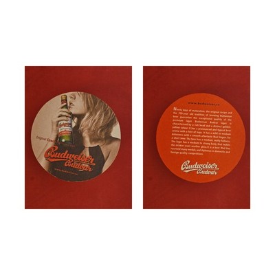 Budweiser Budvar Original Czech Premium Lager Brauerei Bierdeckel Beermat